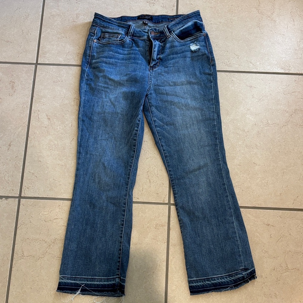 Judy Blue Dark Wash Flare Jeans size 9 (bin11)